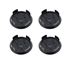 Wheel Centre Cap Set of 4 Black on Red - C2D49639 - Genuine - 1